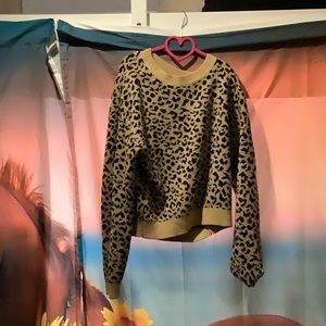 Leopard shirt/ sweatshirt